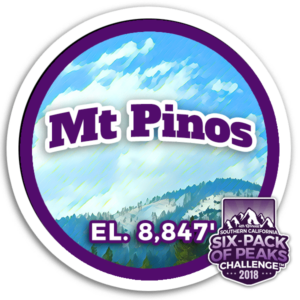BADGE - Mount Pinos Mt Pinos