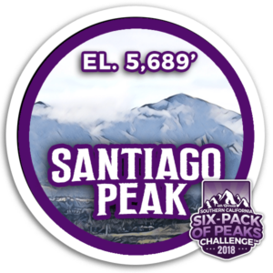 BADGE - Santiago Peak Santiago Peak