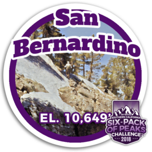 BADGE - San Bernardino San Bernardino Peak