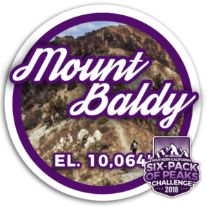 BADGE - Mt Baldy Mount San Antonio -- aka Mount Baldy