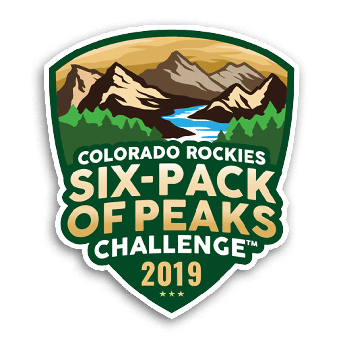 2019 Colorado Six-Pack of Peaks Challenge Logo 2019 Colorado Six-Pack of Peaks Challenge