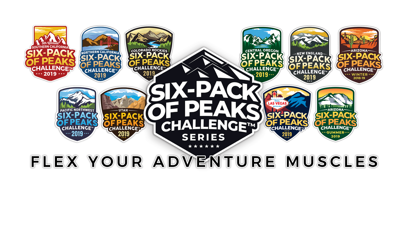 Flex your adventure muscles The Six-Pack of Peaks Challenge Series