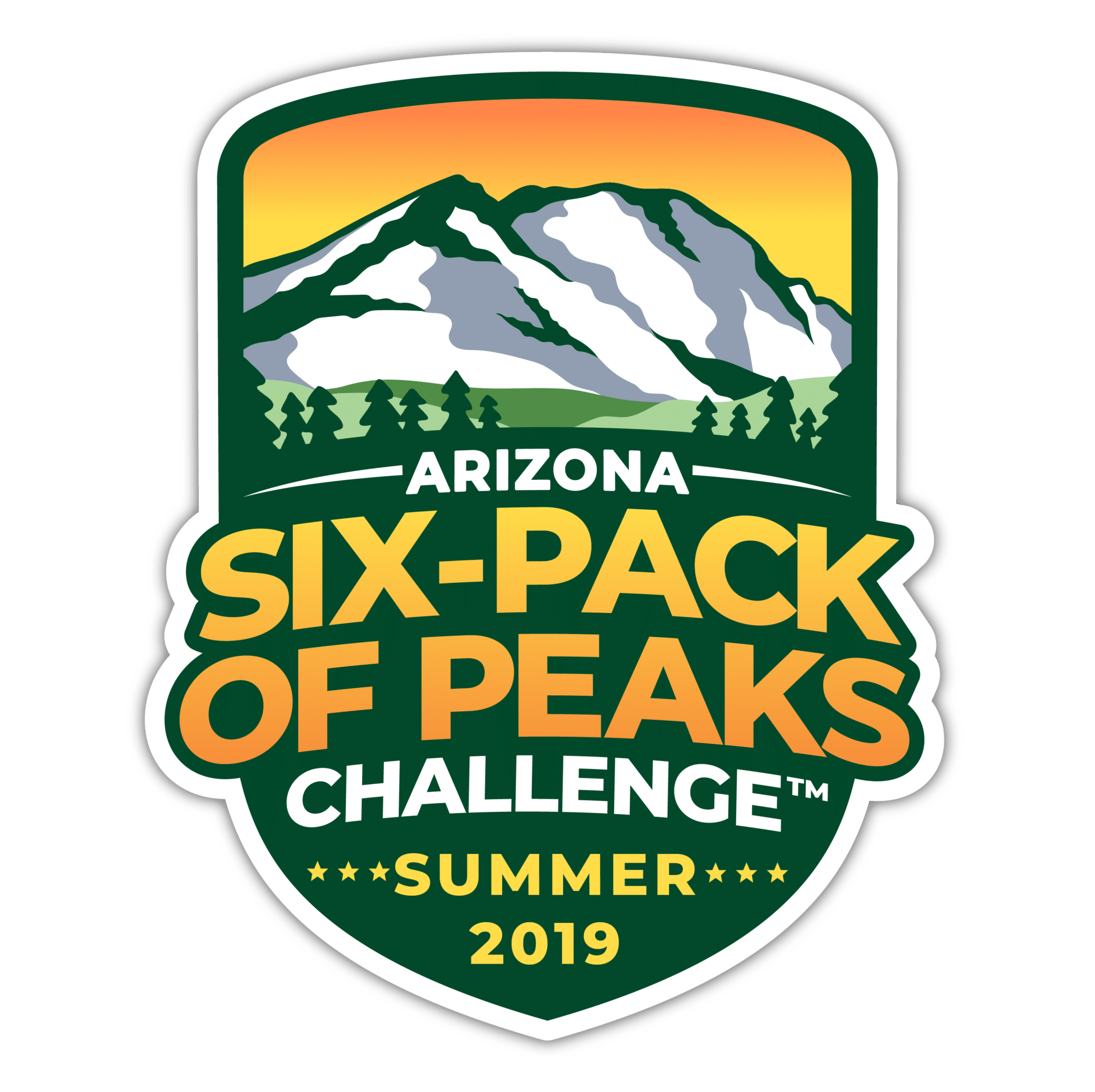 Arizona Summer Six-Pack of Peaks Challenge logo