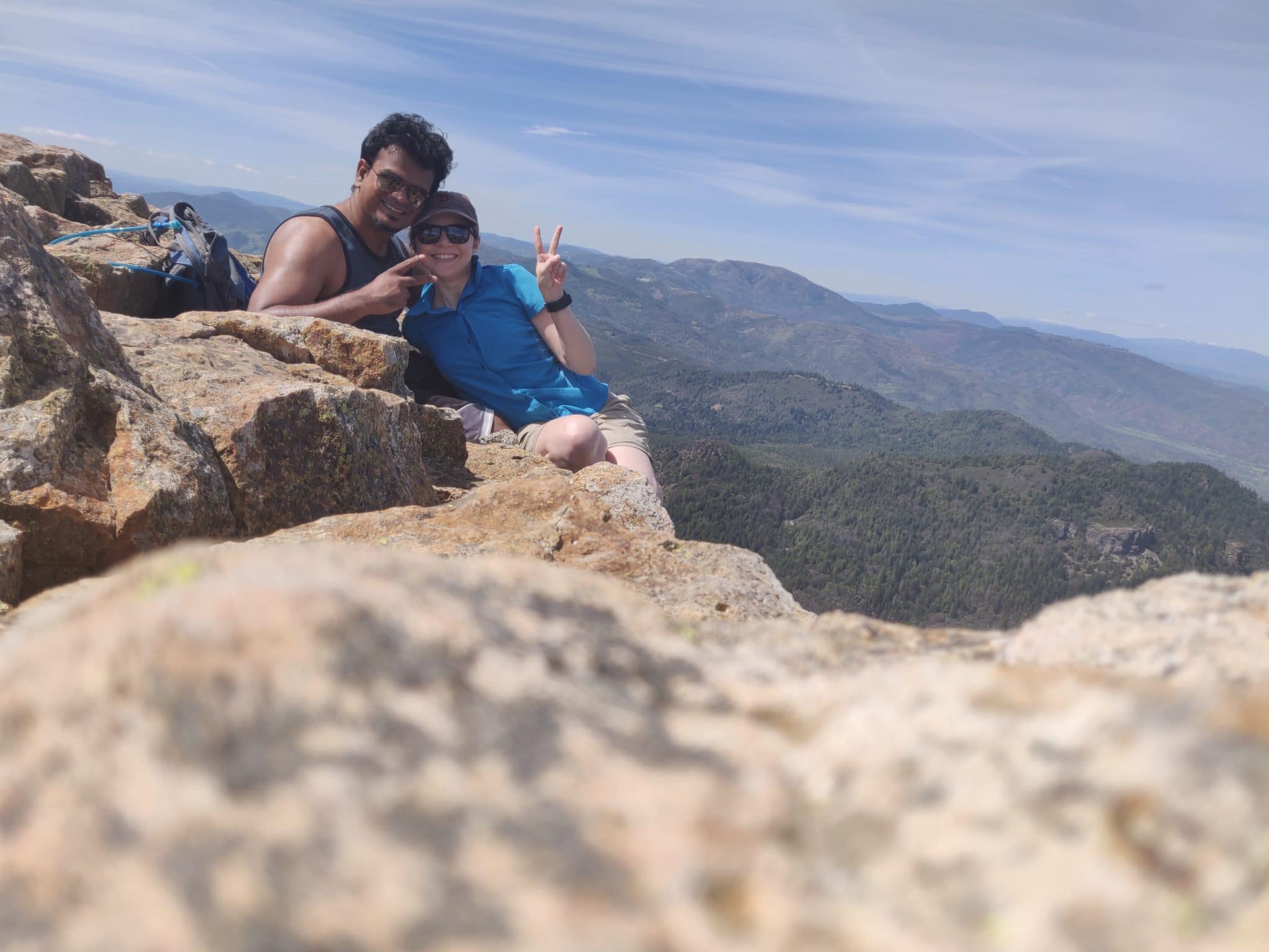 Sierra Crest from wine country