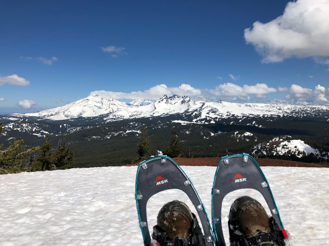 Finally snowshoed Tumalo!