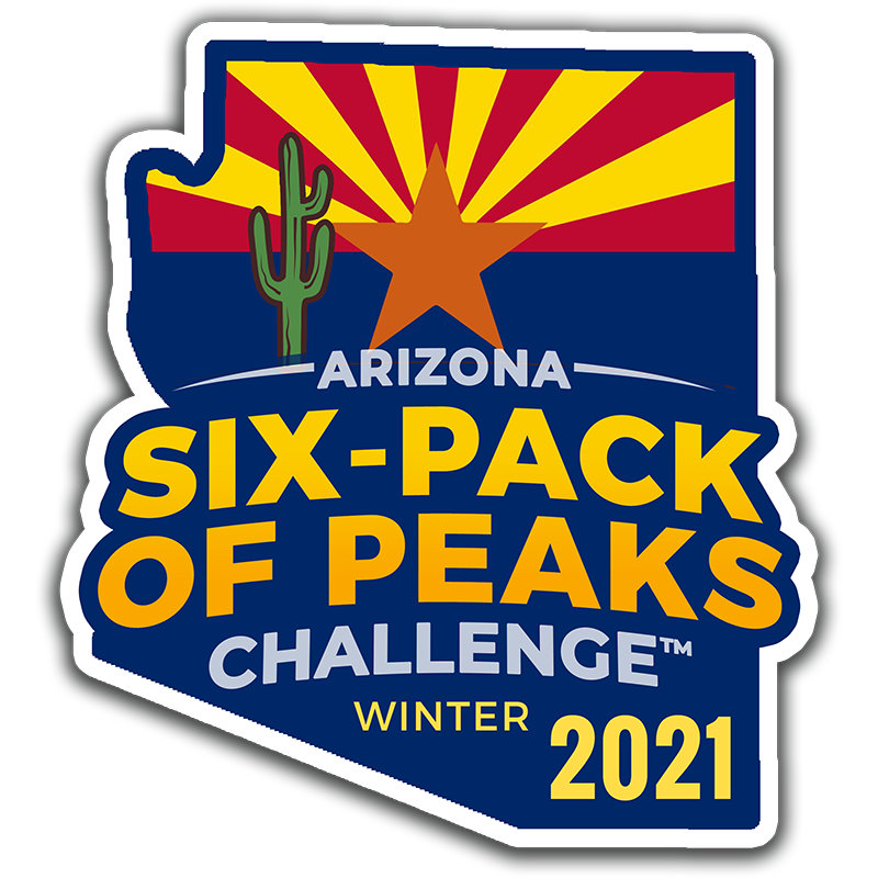 2021 Arizona Winter Six-Pack of Peaks Challenge logo